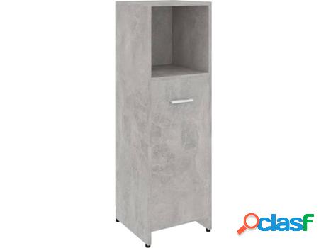 Armario VIDAXL 802592 (Gris Cemento - Madera Aglomerada -
