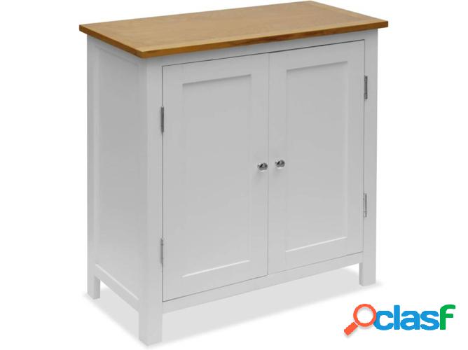 Armario VIDAXL Madera roble maciza (70x35x75 cm)