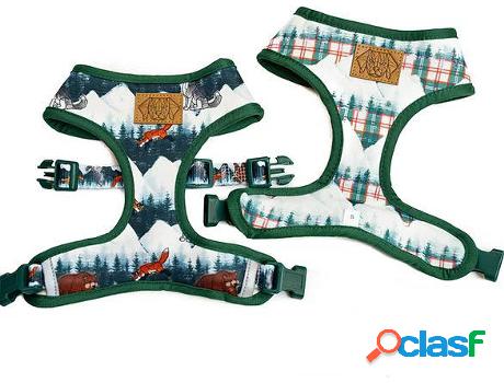 Arnés para Perros PETS & PROPS Reversible Fox & Plaid