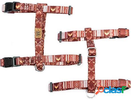 Arnés para Perros y Gatos PETS & PROPS Tiny Burgundy Oh My