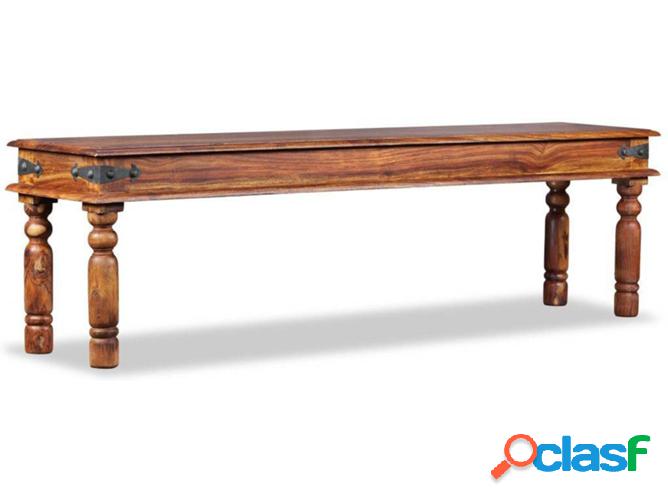 Banco VIDAXL madera sheesham maciza (160x35x45 cm)