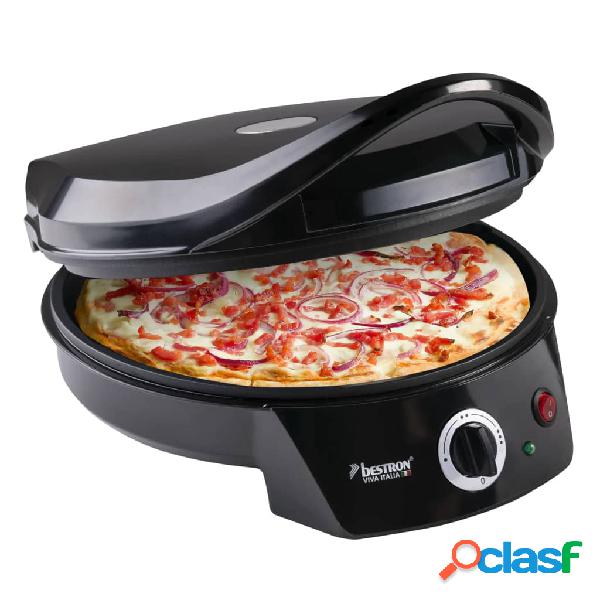 Bestron Horno de pizza/parrilla de mesa APZ400Z 1800 W negro