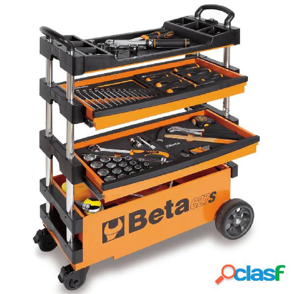 Beta Tools carro portaherramientas plegable de acero C27S-O