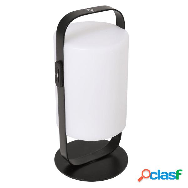 Bo-Camp Lámpara de mesa LED Helms blanco y negro