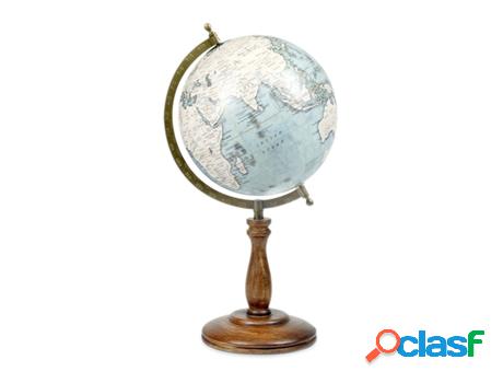 Bola Del Mundo Madera Y Latón Decoración Globos Mundo