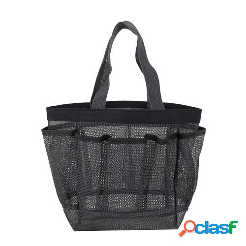 Bolsa de ducha de malla Bolsa de aseo colgante College Dorm