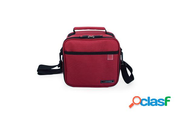Bolsa porta alimentos Iris Classic LunchBag Roja con 2