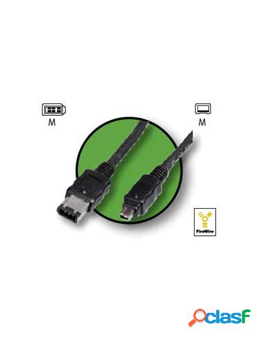 CABLE KABLEX FIREWIRE 6P MACHO / FIREWIRE 4P MACHO 5M