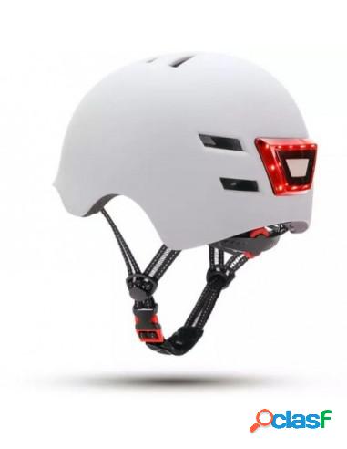 CASCO YOUIN MA1011 LED FRONTAL Y TRASERO WHITE TALLA L PARA
