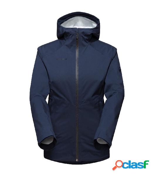 CHAQUETA MAMMUT ANORAK ALBULA HS HOODED MUJER AZUL M