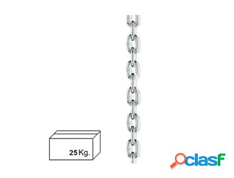 Cadena zincada 8 mm. (caja 25 kg.)