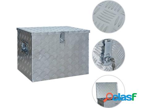 Caja VIDAXL (Plateado - Aluminio - 610x430x455 mm)