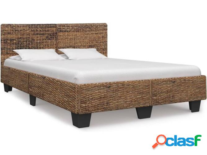 Cama VIDAXL 283094 Mimbre Natural (Compatible con