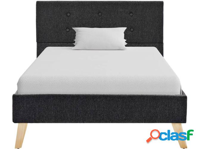 Cama VIDAXL 284811 Tejido (Compatible con Colchón:100x200