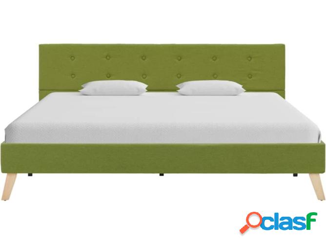 Cama VIDAXL 284832 Tejido (Compatible con Colchón: 160x200