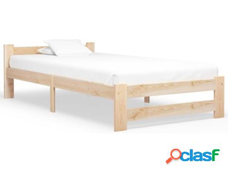 Cama VIDAXL 321991 (Marrón - Madera - Compatible con