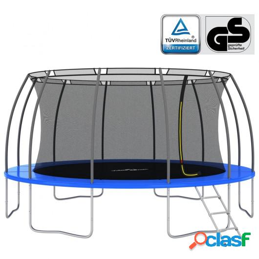 Cama elástica redonda 150 kg 488x90 cm