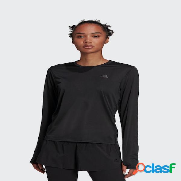 Camiseta running adidas run icons mujer