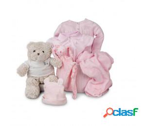 Canastilla bebé soft plena rosa
