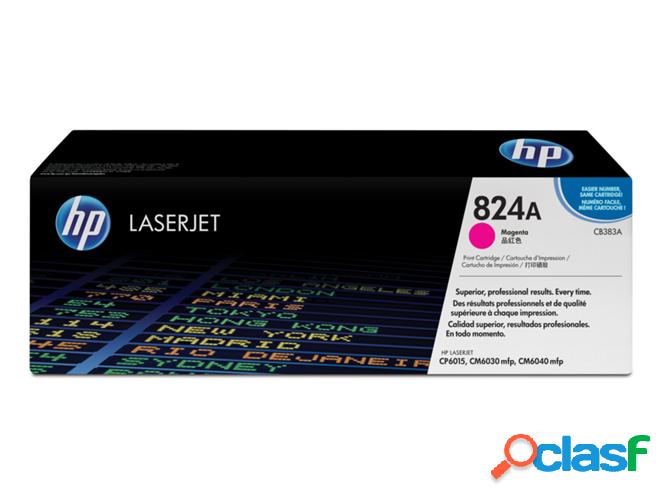 Cartucho de tóner original LaserJet HP 824A magenta para