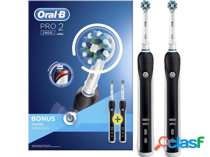 Cepillo de Dientes ORAL-B PRO2 2900 Duplo Negro