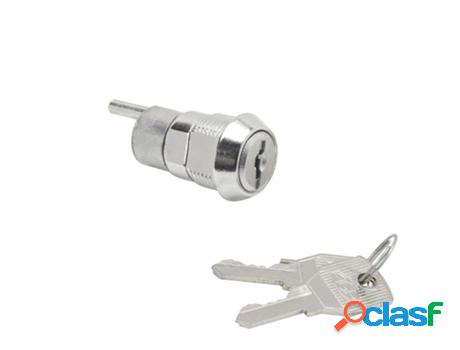 Cerradura mueble para cajon llave excentrica 336 mm. cromada