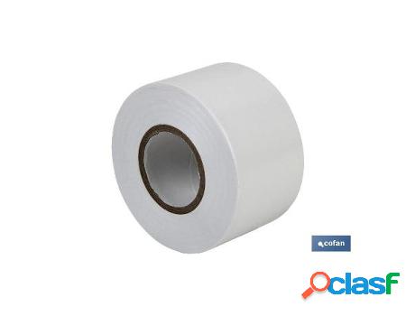 Cinta aislante blanca de 130 micras 50 mm x 33 m