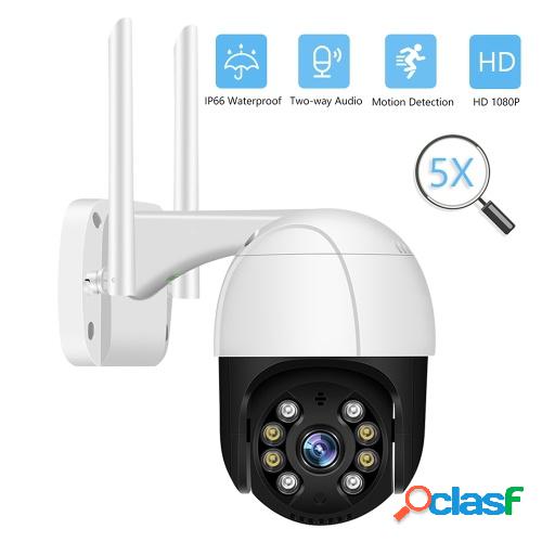 Cámara de seguridad PTZ para exteriores de 1080P Cámara de