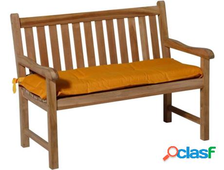 Cojín para Banco MADISON Panama Dorado Brillo 120X48 Cm