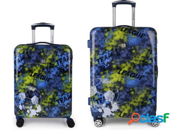 Conjunto 2 Maletas de Viaje GABOL Coach (88 L - Multicolor)