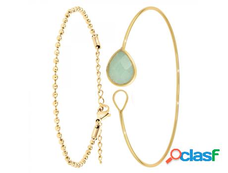 Conjunto de Pulseras SC_BOHEME (bañado a rodio - Dorado -