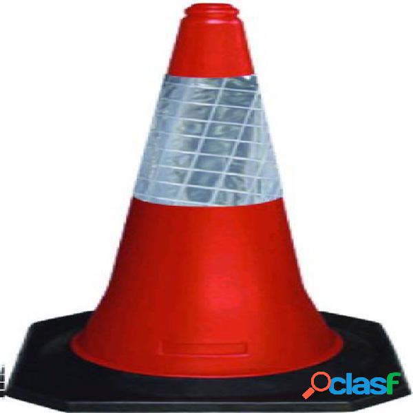 Cono Señalizacion Una Banda Reflectante Base Goma 75Cm