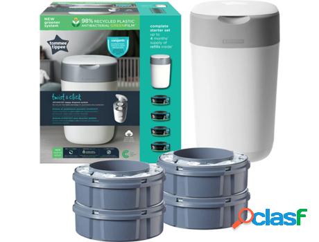 Contenedor de Pañales TOMMEE TIPPEE Twist & Click y 4