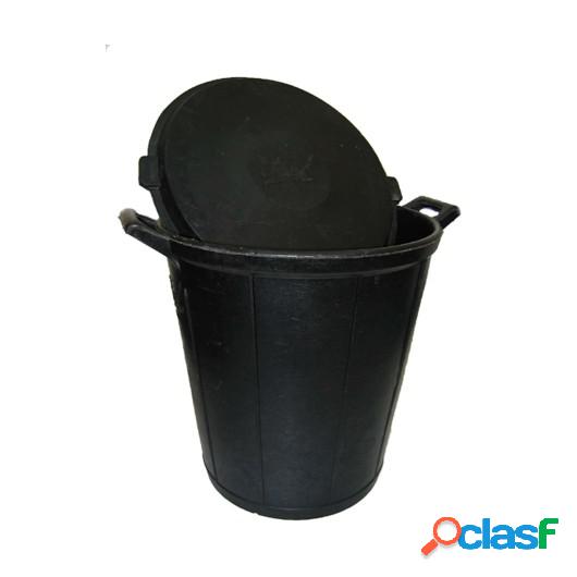 Cubo Construccion 075Lt Sin Tapa Goma Negro Fiel K.