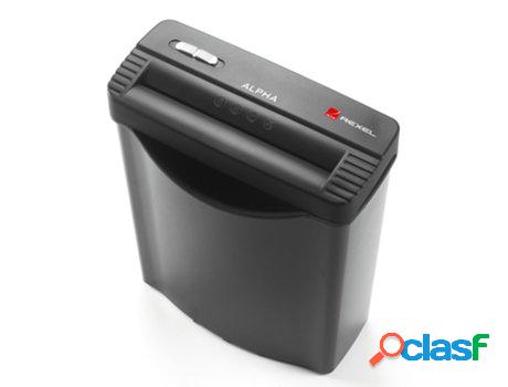 Destructora REXEL Alpha Tiras (5 Hojas - Capacidad: 10 L)