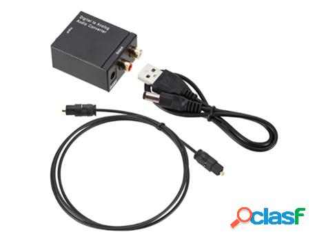 Digital Analogue Audio Converter Optical Coaxial Toslink Rca
