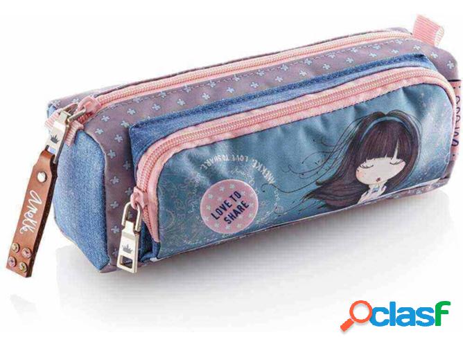 Estuche Doble ANEKKE Moon (23x9x6.5cm)