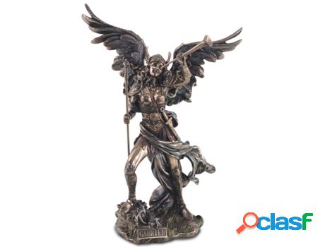 Figura Del Arcángel Gabriel con Trompeta Figuras Bronce