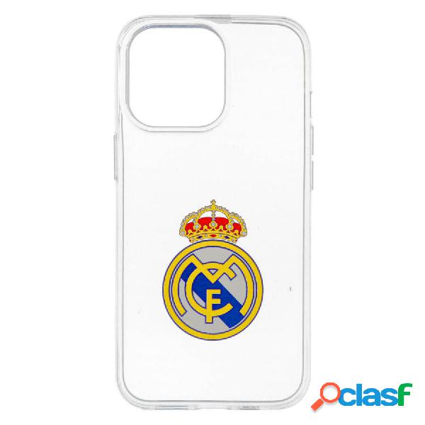 Funda Oficial Real Madrid Escudo Transparente para iPhone 13