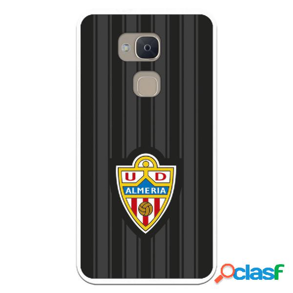 Funda Oficial Ud Almería Fondo Negro Para Bq Aquaris V Plus