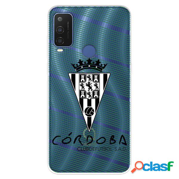 Funda Para Alcatel 1 L Pro Del Córdoba Cf Escudo Blanco Y