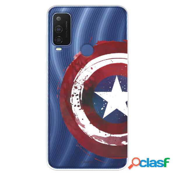 Funda Para Alcatel 1 L Pro Oficial De Marvel Capitán