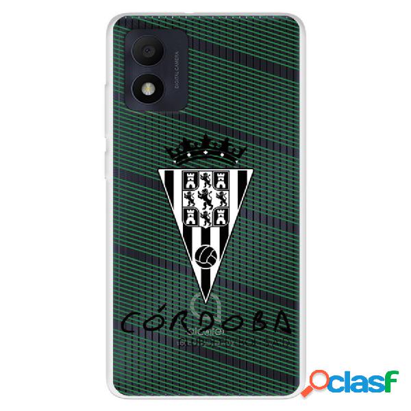 Funda Para Alcatel 1B 2022 Del Córdoba Cf Escudo Blanco Y