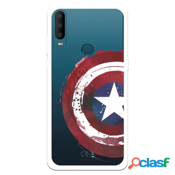 Funda Para Alcatel 1S 2020 Oficial De Marvel Capitán