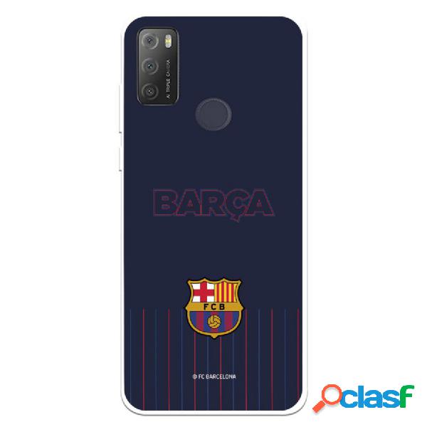 Funda Para Alcatel 1S 2021 Del Barcelona Barsa Fondo Azul -