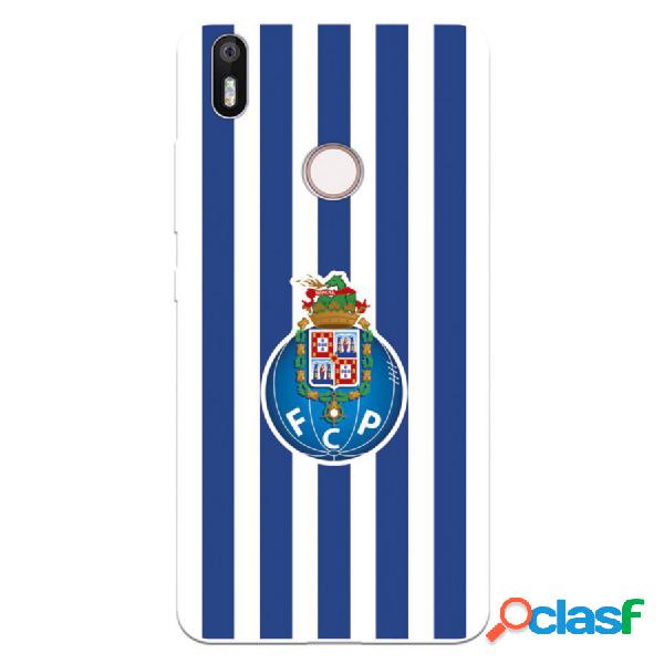 Funda Para Bq Aquaris X Del Fútbol Club Oporto Escudo Rayas