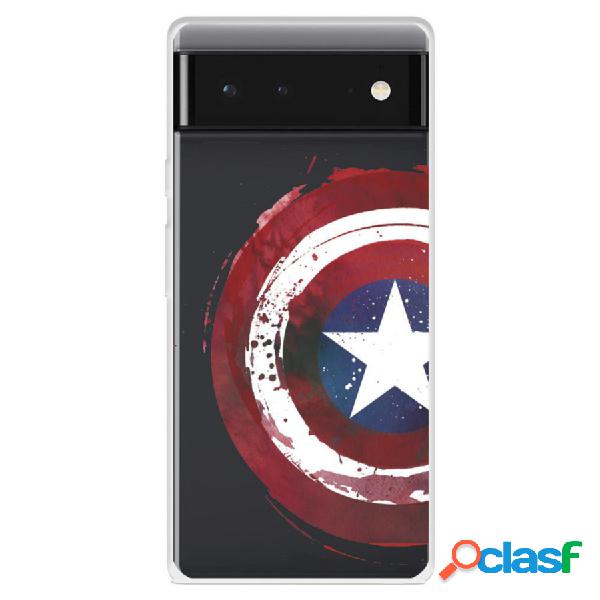 Funda Para Google Pixel 6 Oficial De Marvel Capitán