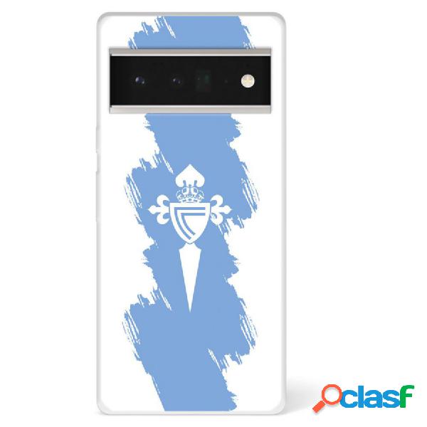 Funda Para Google Pixel 6 Pro Del Celta Escudo Trazo Azul -