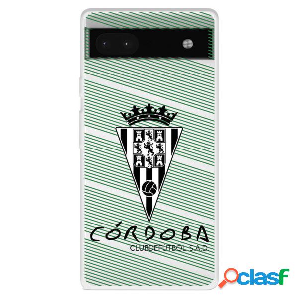 Funda Para Google Pixel 6A Del Córdoba Cf Escudo Blanco Y