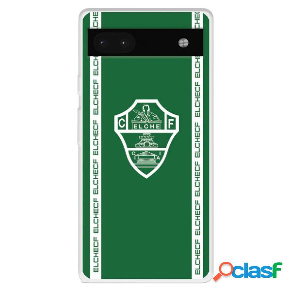 Funda Para Google Pixel 6A Del Elche Cf Escudo Fondo Verde -